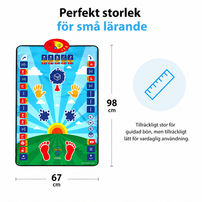 Interaktiv bönematta för barn | Lär dig salat steg för steg